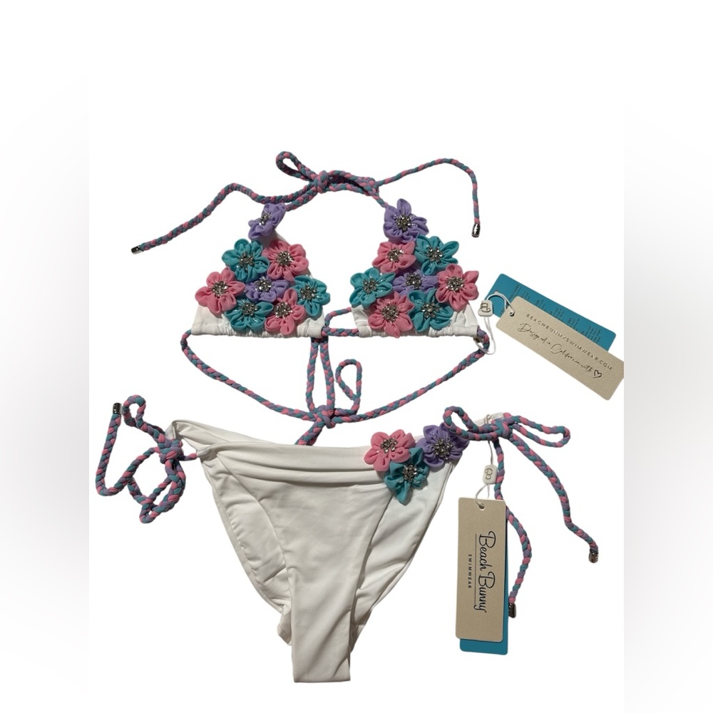 Beach Bunny Delilah Tri Bikini in Multi Colored - Picture 2 of 4